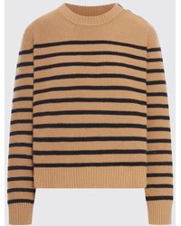 Roberto Collina - Maglia Di Lana A Righe - Lyst