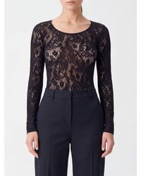Wolford - Slim-Fit Long-Sleeved Stretch-Lace Top - Lyst