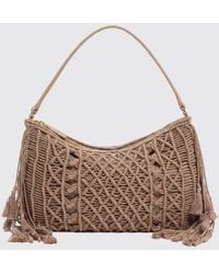 Twinset - Woven Cotton Bag - Lyst