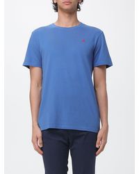 Brooksfield - Cotton Crew Neck T-Shirt With Logo - Lyst