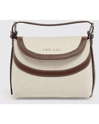 Orciani - Canvas And Leather Nana Bag - Lyst