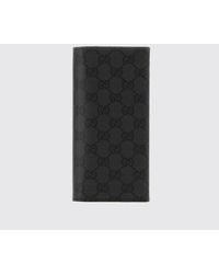 Gucci - Gg Supreme Monogram Bifold Wallet - Lyst