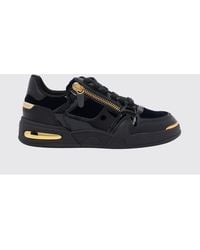 Giuseppe Zanotti - Gz-Ghost Bicolor Leather Low-Top Sneakers With Side Zips - Lyst