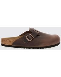 Birkenstock - Boston Oiled Leather Mules - Lyst
