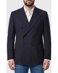 Valentino Garavani - Elegant Double-Breasted Blazer With Peak Lapels - Lyst