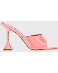 AMINA MUADDI - Lupita Croc-Print Leather Mules - Lyst