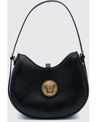 Versace - Emblème Lambskin Leather Hobo Bag With Medusa Logo - Lyst