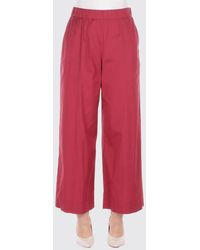 Max Mara - Cotton Blend Palazzo Trousers By - Lyst
