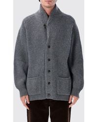 Filson - Relaxed Fit Shawl Collar Wool Cardigan With Button Closure - Lyst