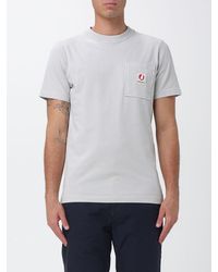 Murphy & Nye - Slim Fit Cotton T-Shirt With Patch Pocket And Logo - Lyst