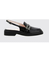 Roger Vivier - Viv' Rangers Slingback Loafers - Lyst