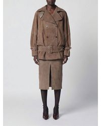 ROTATE BIRGER CHRISTENSEN - Double Breasted Oversized Trench Coat - Lyst