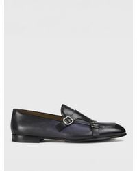 Doucal's - Leather Monk Strap Shoes - Lyst