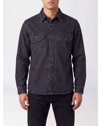 Filson - Sobrecamisa De Denim De Algodón Con Bolsillos De Parche - Lyst