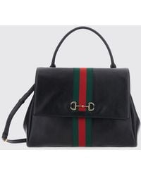 Gucci - Large Paparazzo Smooth Leather Shoulder Bag With Horsebit Detail - Lyst