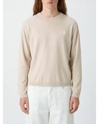 CAMPERLAB - Cotton And Viscose Blend Crewneck Sweater With Ribbed Trims - Lyst
