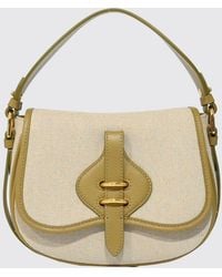 Coccinelle - Mavery Canvas And Grained Leather Bag - Lyst