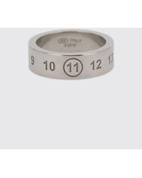 Maison Margiela - Engraved Numeric Logo Band Ring - Lyst