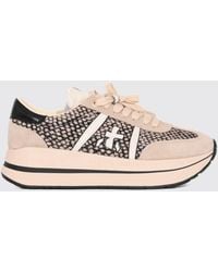 Premiata - Bethcoin Suede And Mesh Trainers With Colour-Block Design And Platform Sole - Lyst