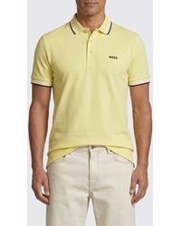 BOSS - Basic Cotton Polo Shirt - Lyst