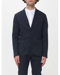 Mason's - Single Breasted Cotton And Linen Blazer - Lyst