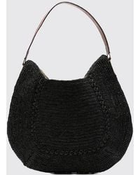 IBELIV - Meva Crocheted Raffia Hobo Bag - Lyst
