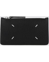 Maison Margiela - Four Stitches Hammered Leather Credit Card Holder - Lyst