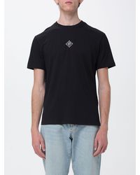 ARMANI EXCHANGE - Crew Neck T-Shirt With Logo - Lyst