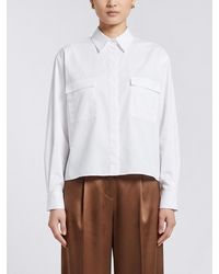 Max Mara - Cotton Shirt - Lyst