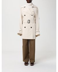 TOTEME - Cotton Double-Breasted Trench Coat - Lyst