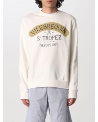 Vilebrequin Cotton Sweatshirt With Logo - White