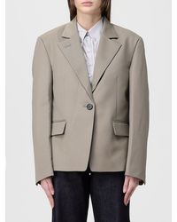 Low Classic - Structured Wool Blend Blazer - Lyst