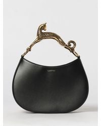 Lanvin - Leder-Hobo-Tasche - Lyst