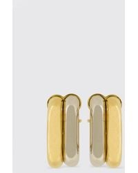 Rabanne - Xl Link Bicolor Messingohrringe - Lyst