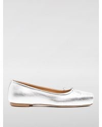 Aeyde - Silberne Ballettflats - Lyst