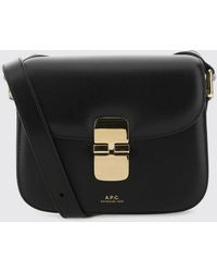 A.P.C. - Grace Brushed Leather Bag - Lyst