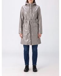 Rains - Waterproof Hooded Trench Coat With A Tie-Belt Waist - Lyst