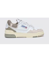 Autry - Clc Low Sneakers Aus Leder Und Mesh - Lyst