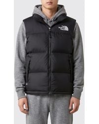 The North Face - Quilted Nylon Padded Gilet With High Neck - Lyst