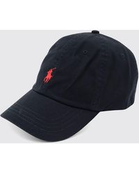 Polo Ralph Lauren - Cotton Baseball Cap With Embroidered Logo - Lyst