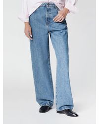 Rohe - Mid-Rise Five-Pocket Wide-Leg Jeans - Lyst