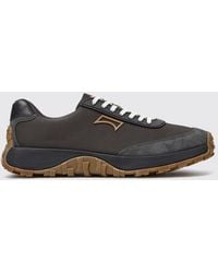 Camper - Drift Trail Leather And Nubuck Sneakers With Vibram Sole - Lyst