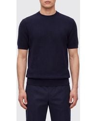 BOSS - Cotton Crew Neck Sweater - Lyst