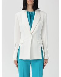 Pinko - Single Breasted Crepe Blazer - Lyst