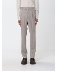 Luciano Barbera - Slim Fit Pleated Wool And Cashmere Tailored Trousers - Lyst