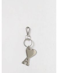 Ami Paris - Ami De Coeur Metal Keyring - Lyst