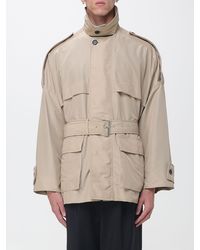 Marni - Technical Fabric Utility Jacket With High Neck And Belt - Lyst