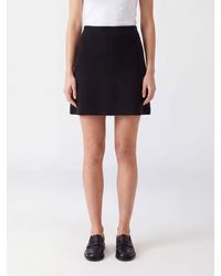 Lisa Yang - High-Waisted Flared Mini Skirt - Lyst