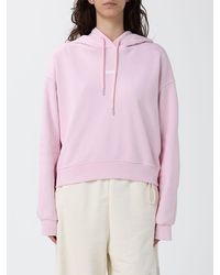 DISCLAIMER - Relaxed Fit Cotton Hoodie With Printed Logo - Lyst