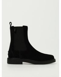 Tod's - Flat Ankle Boots - Lyst